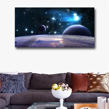

large Space Planet DIY 5D Diamond painting Universe Galaxy Reflection Full Drills diamant painting diamond Embroidery N729