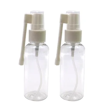 

2pcs 50ml Mini Cleaning Travel Cosmetic Containers Spray Bottle Fine Mist Transparent Refillable Portable Perfume Pet Empty