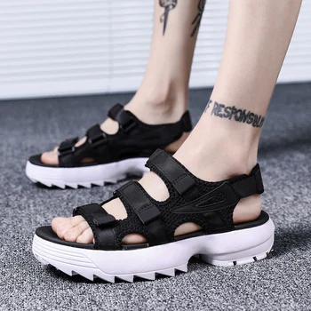 

leather vietnam playa transpirables masculina rasteira for slide beach sandals-men 2020 shoes classic outdoor hombre sandali da