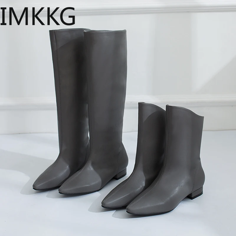 high ankle boots low heel