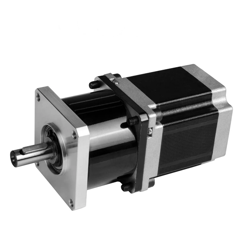 

1:4 to 1:200 reduction ratio high torque gear reducer nema 23 geared stepper motor