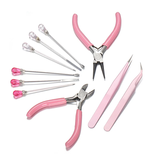 1pcs Jewelry Tools Equipment DIY Tool Sets Repair Accessories With Pliers  Beading Needle Thread Copper Wire Caliper for Handmade