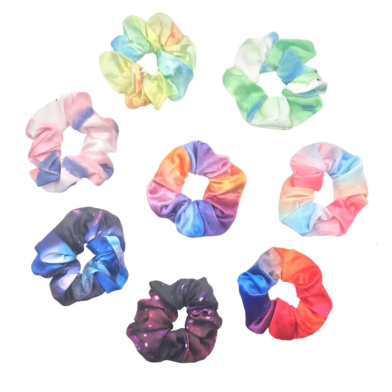 

6PCS/LOT Hair Scrunchies Accessories Velvet Chiffon Elastic Hair Bands Scrunchy Hair Ties Ropes Scrunchie for Women or Girls