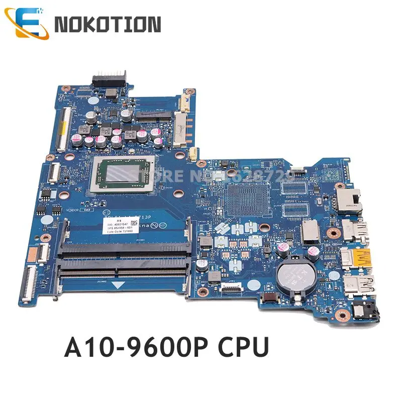 NOKOTION 854958-601 854958-501 854958-001 LA-D713P материнская плата для HP 15-BA 15Z-BA Материнская ноутбука