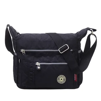 

Women Nylon Cloth Messenger Bag Female Casual Floral Bolsos Girls Light-weighted Canvas Handbag Cross body Bags