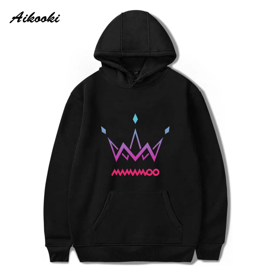 Толстовки MAMAMOO для мужчин и женщин толстовки с капюшоном хлопковые свитшоты K-Pop