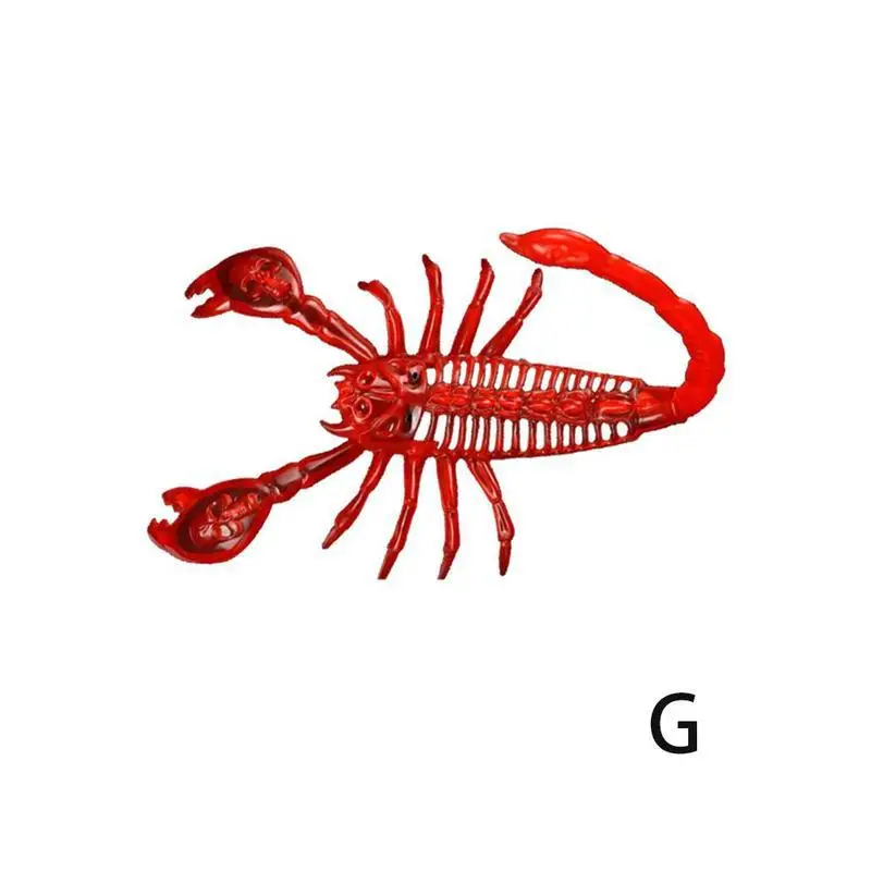 1 шт. Хэллоуин паук/Скорпион кости реквизит украшения 20x13x14 см Животное Скелет Decora Хэллоуин ужас дом вечерние украшения - Цвет: G