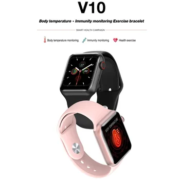 

Smartwatch Bluetooth Touch Screen Sport Watch Heart Rate Body Monitor Blood Pressure Fitness Tracker Temperature Measurement
