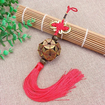 

Home Decor Chinese Lucky Feng Shui Car Mirror Pendant Lucky Charm Symbol Good Fortune Attract Wealth & Good Luck Coins