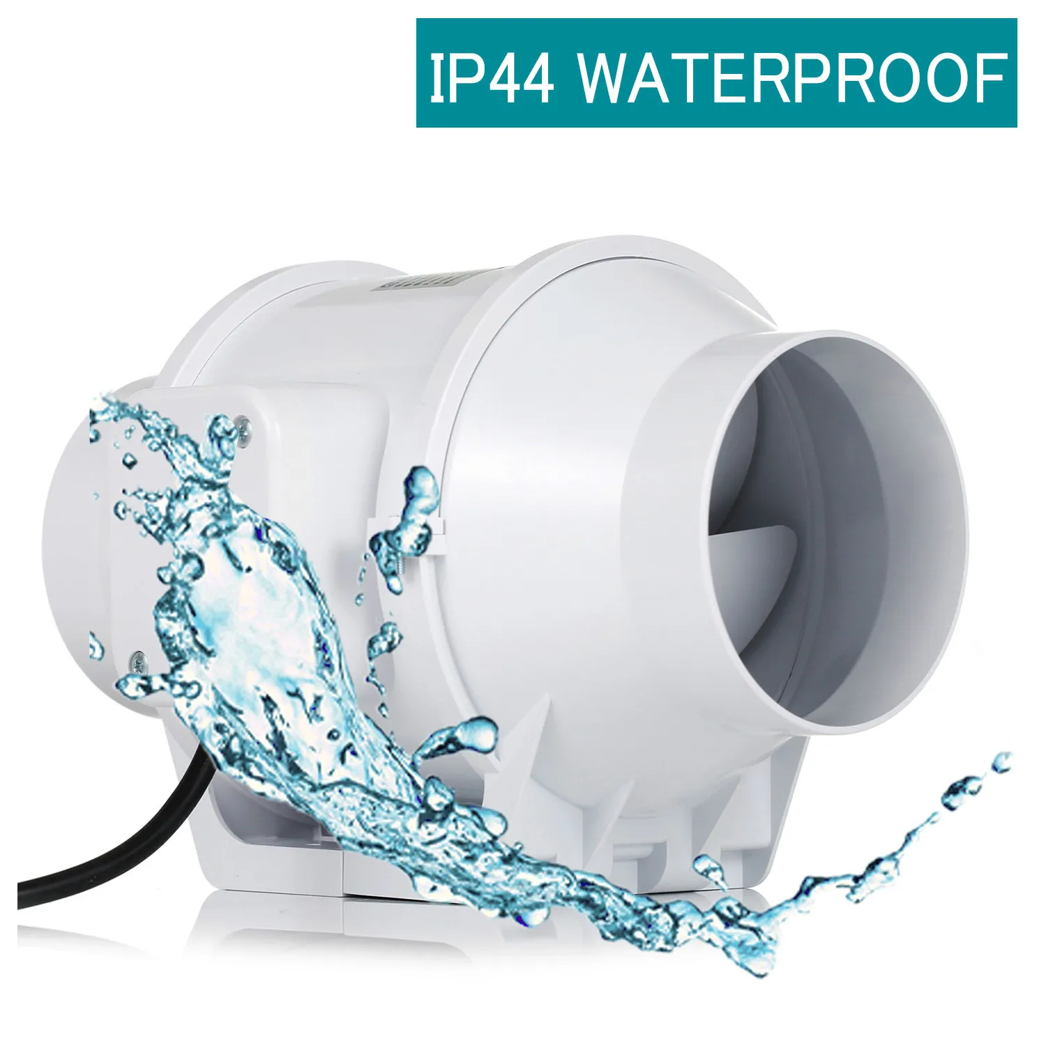

3''~5''High Efficiency Waterproof Inline Duct Fan Strong Ventilation System Extractor Fan for Kitchen Bathroom Greenhouse Supply