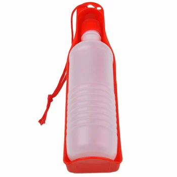 

New Pet Folding Drinker 500ML/250ML pet dog cat outdoor portable drinking bottle bowl pet travel drinker
