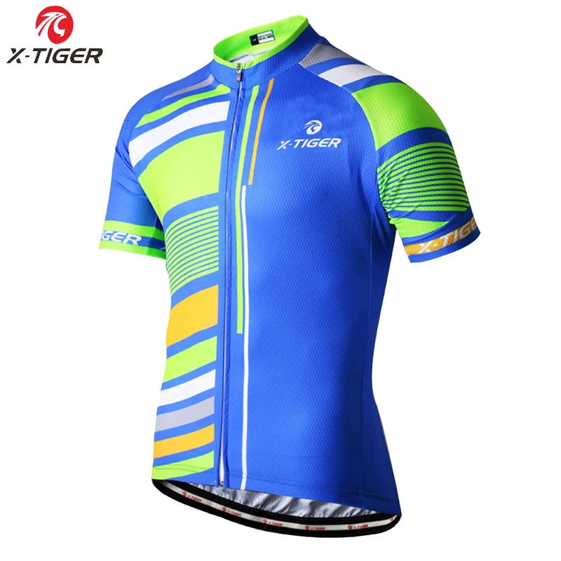Jersey X-Tiger лето Pro Велоспорт Джерси Набор Ropa Ciclismo горный велосипед одежда дышащий велосипед одежда спортивная одежда для мужчин - Цвет: Jersey