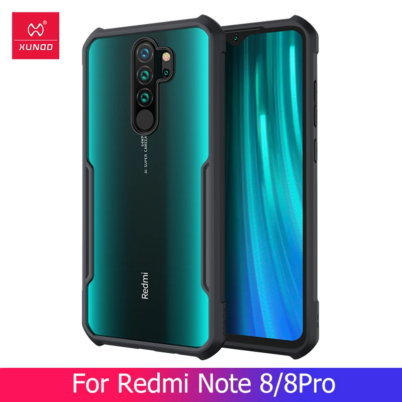 Чехол Xundd для Xiaomi Redmi Note 8 Pro чехол телефона противоударный прозрачный силиконовый