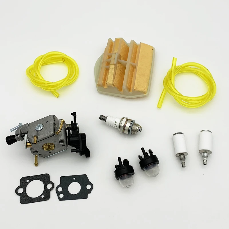 

Carburetor Air Filter Fuel Line Filter Spark Plug For Husqvarna 445 450 445E ZAMA C1M-EL37B 506450401original Equipment