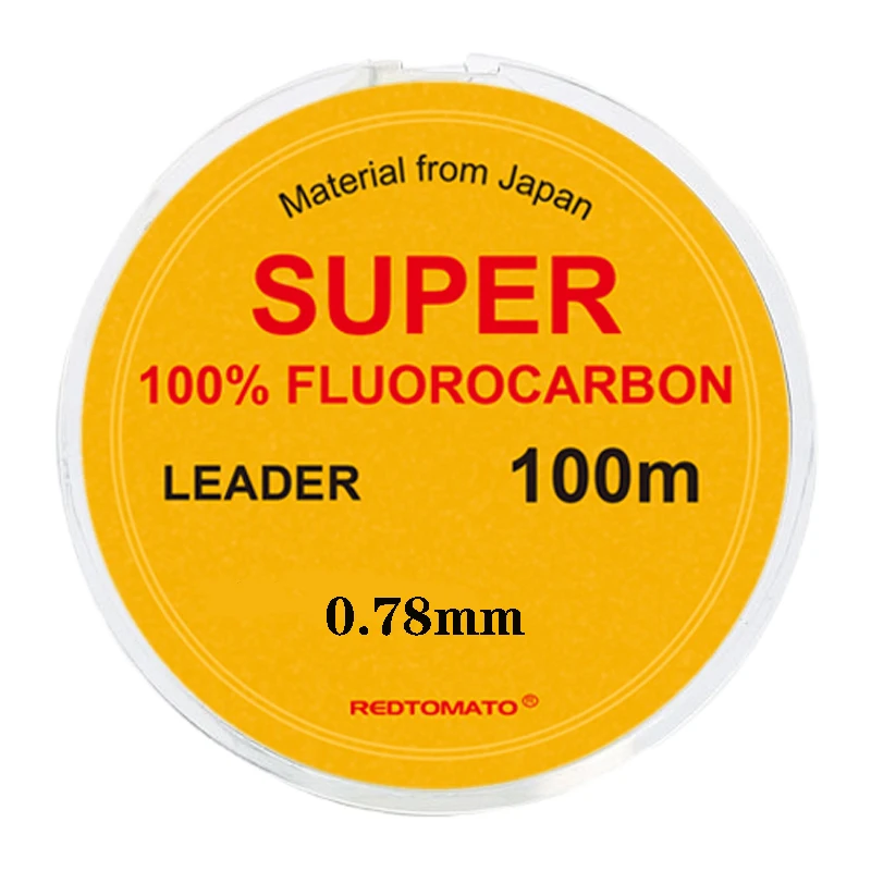100M 100% Fluorocarbon Leader Fishing Line Sea Boat Japan Original Silk Invisible Lure Carp | Спорт и развлечения