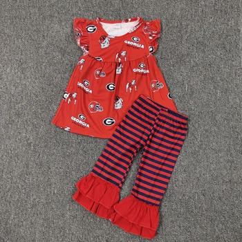 

Summer Girl Kids Sets Cotton Clothing Children Summer Girl ruffle Shorts Match Pants