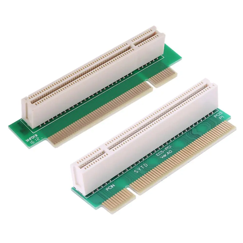 Адаптер для удлинительной карты PCI Male Female Riser 90 градусов угловой тип 32 бит прямые