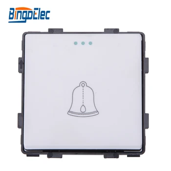 

Bingoelec EU/UK,Doorbell 1gang 1way Wall Switch Part, AC110-250V,No Frame