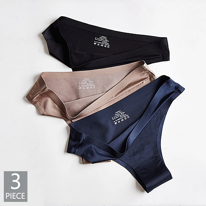 3pcs Pack Seamless Sexy G String Panties Soft Comfort Women Thong Underwear Women S Panties Aliexpress
