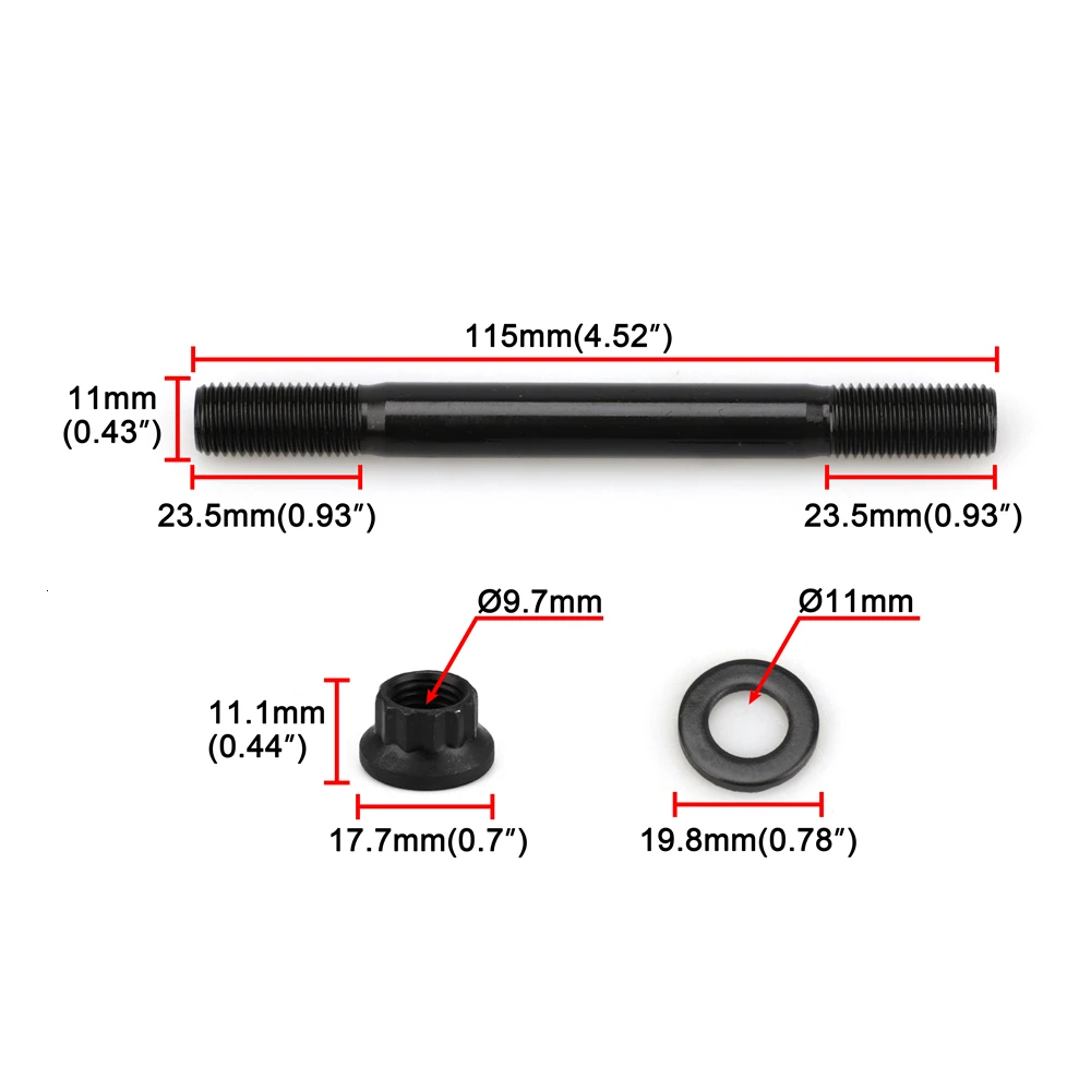 Ǹ  ͵ ŰƮ, EVO8 EVO9  ̾ Eclipse 94-up 4G63, 7 Ʈ, 11mm