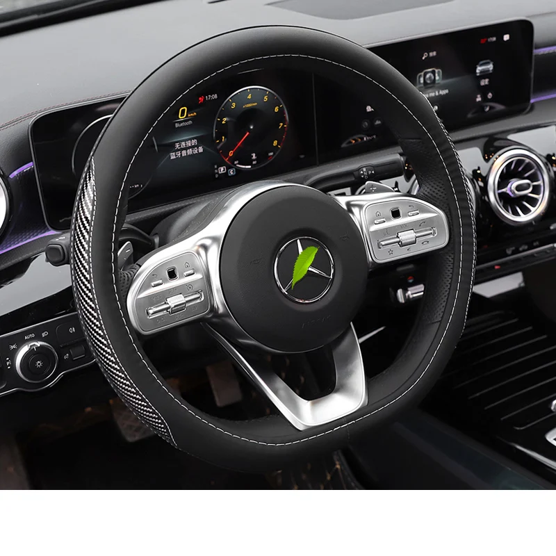 Lsrtw2017 для Mercedes Benz A Class A180 A200 крышка рулевого колеса автомобиля ручной работы аксессуары для формовки - Название цвета: type 7