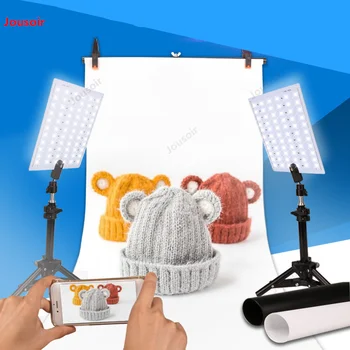 

LED small studio photography light set shooting photo light constantly bright photo soft light box CD50 T07
