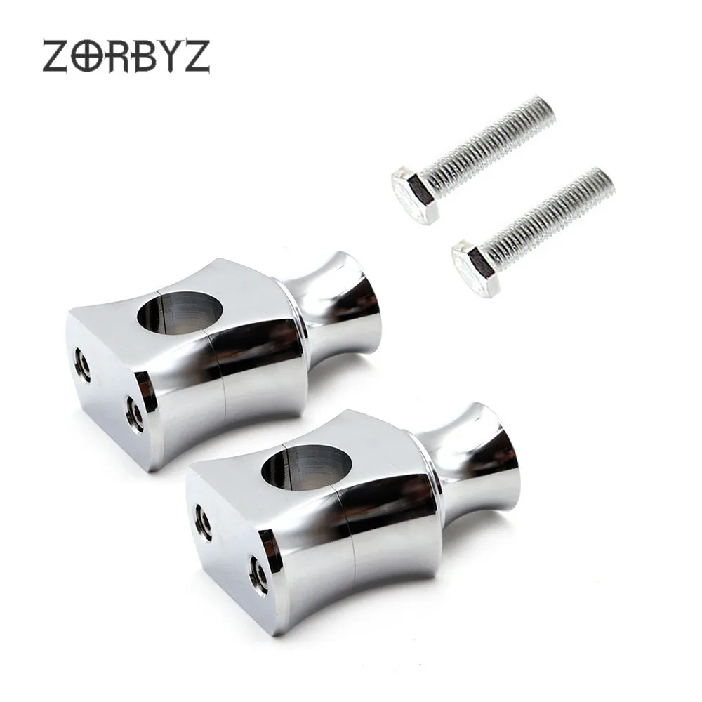 ZORBYZ 1 пара Универсальный 1 дюймов 25 мм алюминиевая ручка монтажный руль стояки зажим для Harley Honda Yamaha Kawasaki