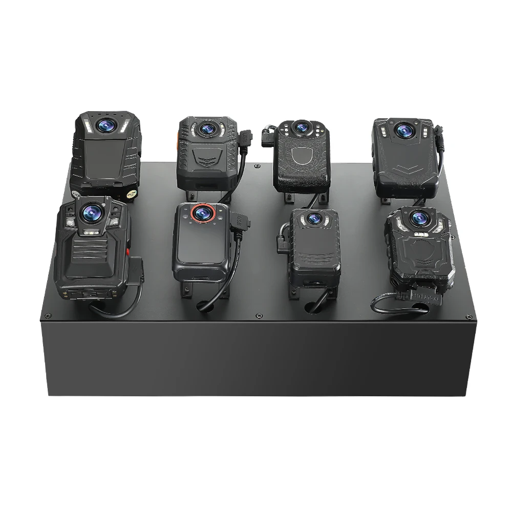 

BOBLOV Body Camera Charging and Uploading Data Acquisition Station Compatible Most 5 Pin Micro USB Port Body Camera Charger Dock