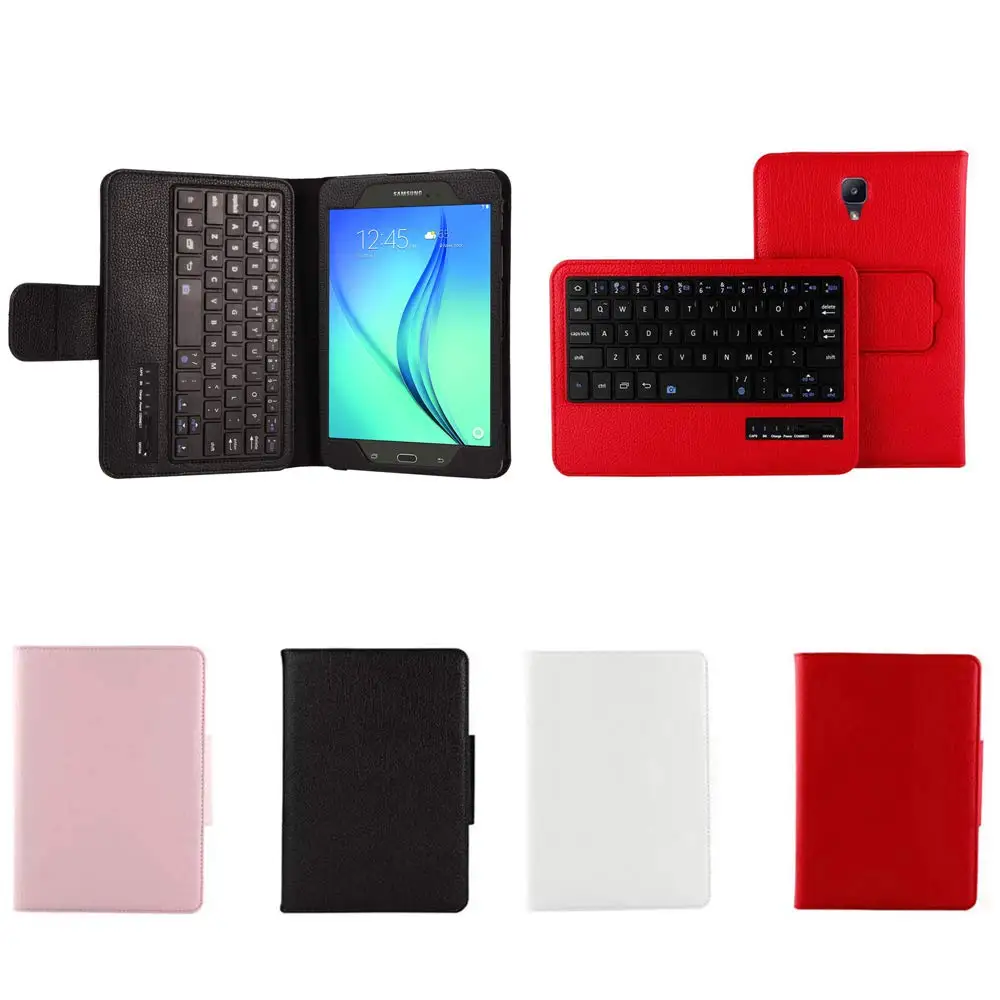Магнитный чехол для samsung Galaxy Tab A 8,0 T380 с клавиатурой Bluetooth PU съемный чехол для samsung T380 Клавиатура Чехол