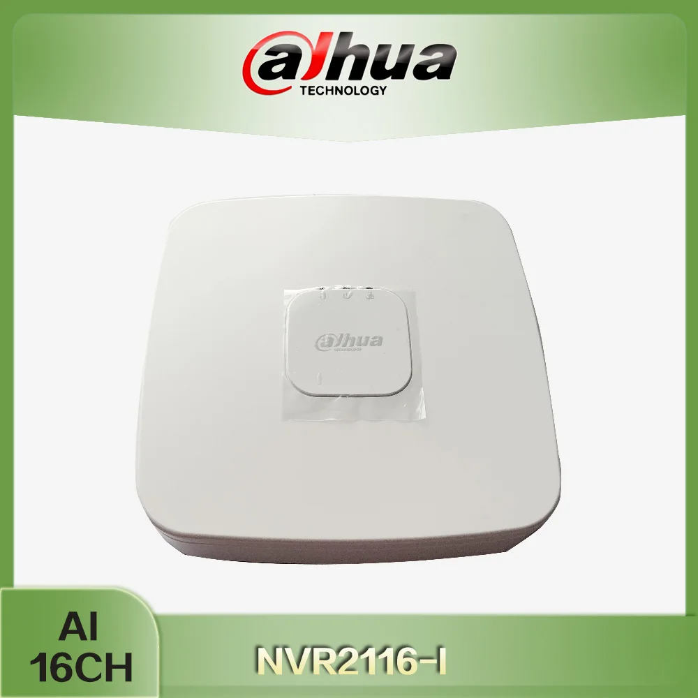 Dahua 16CH AI NVR 4K NVR2116-I 16-канальный Смарт 1U 12mp WizSense сетевой видеорегистратор |
