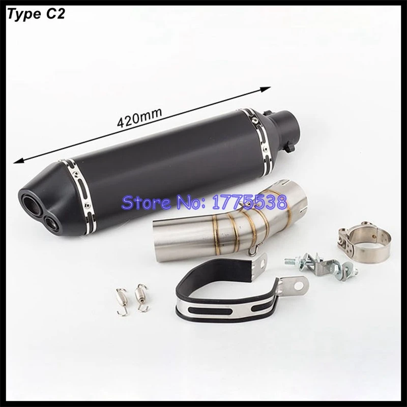 Motorcycle Exhaust Muffler with Link Pipe for Suzuki V-Strom 1000 (DL1000) 2014-2019 V-Strom 1050 (DL1050) 2020 2021 Escape Moto - Image 5