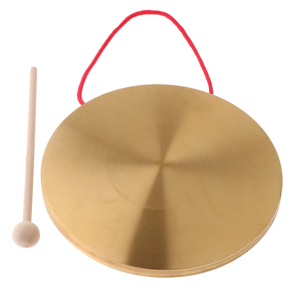 Gongs Tambourine Cymbals Percussion Musical Instruments for Kids Babies Christmas Birthday Gift (22cm)