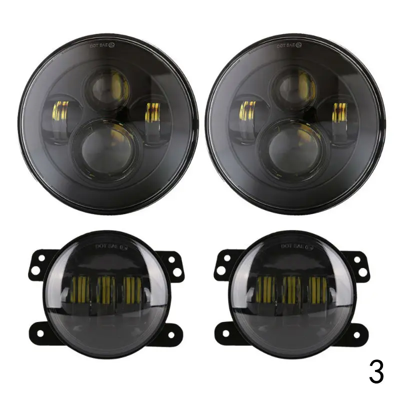 7inch LED headlight and 4inch LED fog light8003