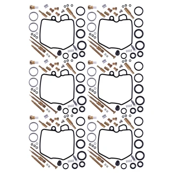 

beler 6 SETS Motorcycle Carburetor Carb Repair Rebuild Kit Fit For Honda CBX 1000 & CBX 1000 Pro Link 1981 1982 1983