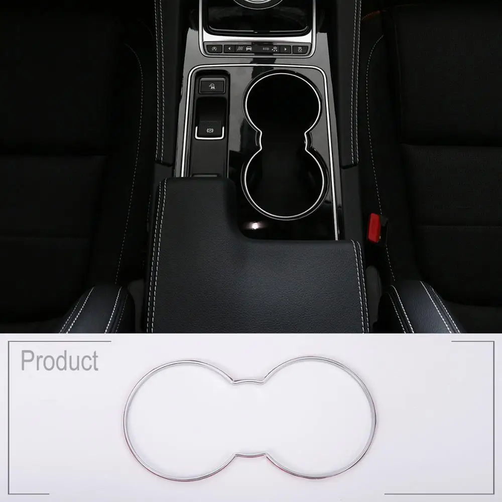 ABS хром интерьерные автомобильные аксессуары держатель передней чашки крышка