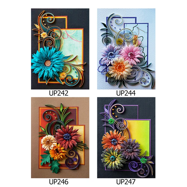 Flower Series DIY Diamond Painting Paper Quilling Painting Picture  Special-shaped Drill Diamond Painting Christmas Decor 30x40cm - AliExpress