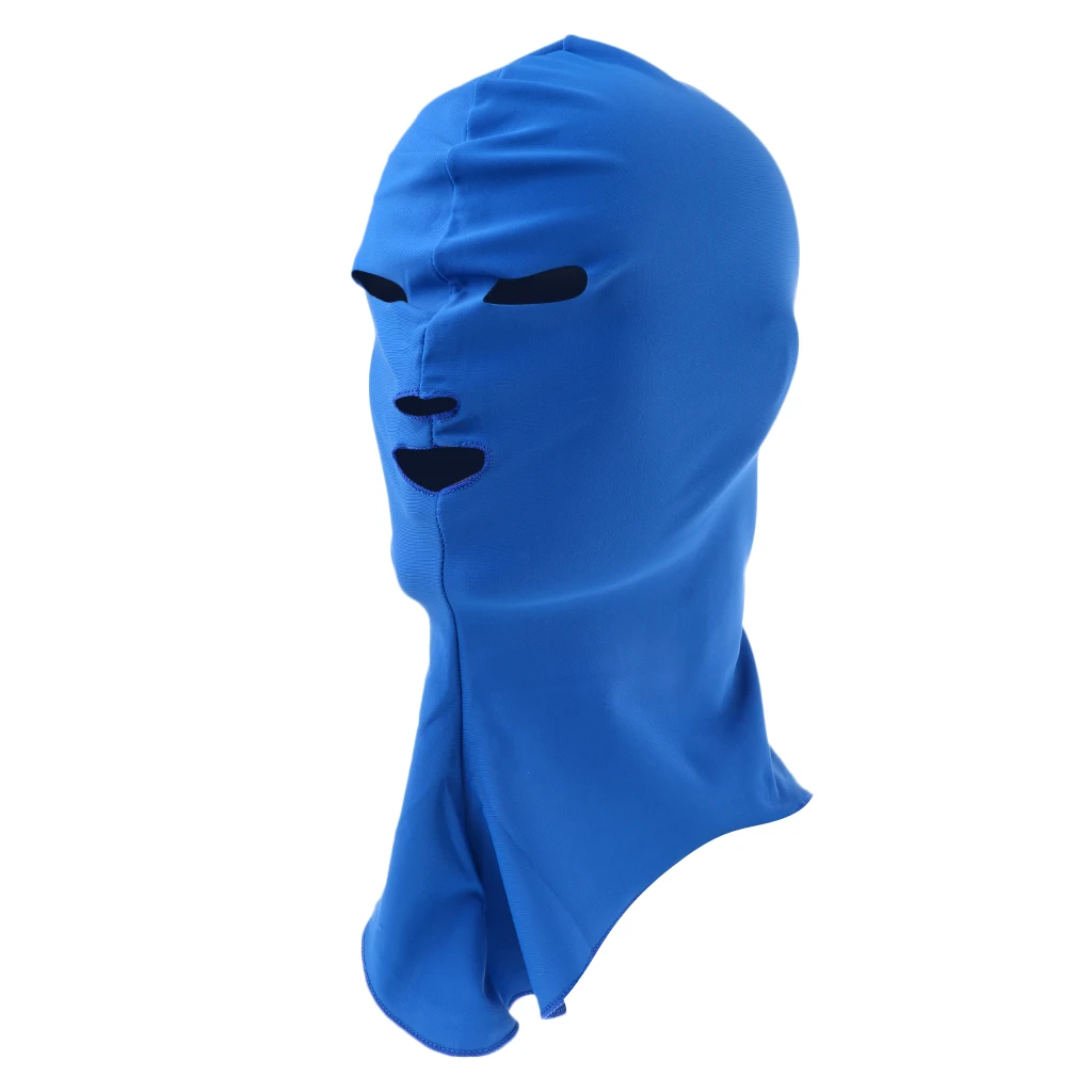 Diving Swimming Cap Full Face Mask Head and Neck Cover,UV Sun Protection Face Mask Swimming Equipment