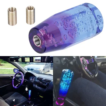

Bubble Shift knob Throw Interior Gear Crystal Blue 10cm Acrylic Universal
