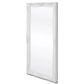 

[AU Warehouse] Wall Mirror Baroque Style 120x60 cm White, Free Drop Shipping