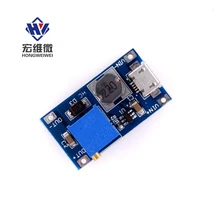 10pcs/lot MT3608 DC-DC Adjustable Boost Module 2A Step Up Converter Power Module with MICRO USB 2V - 24V To 5V 9V 12V 28V LM2577