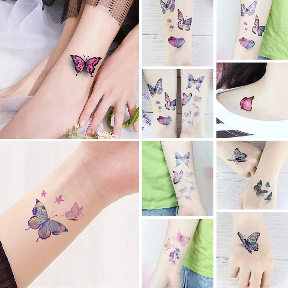 Bilizar 48 Sheets 3D Small Temporary Tattoos For Kids Women India | Ubuy