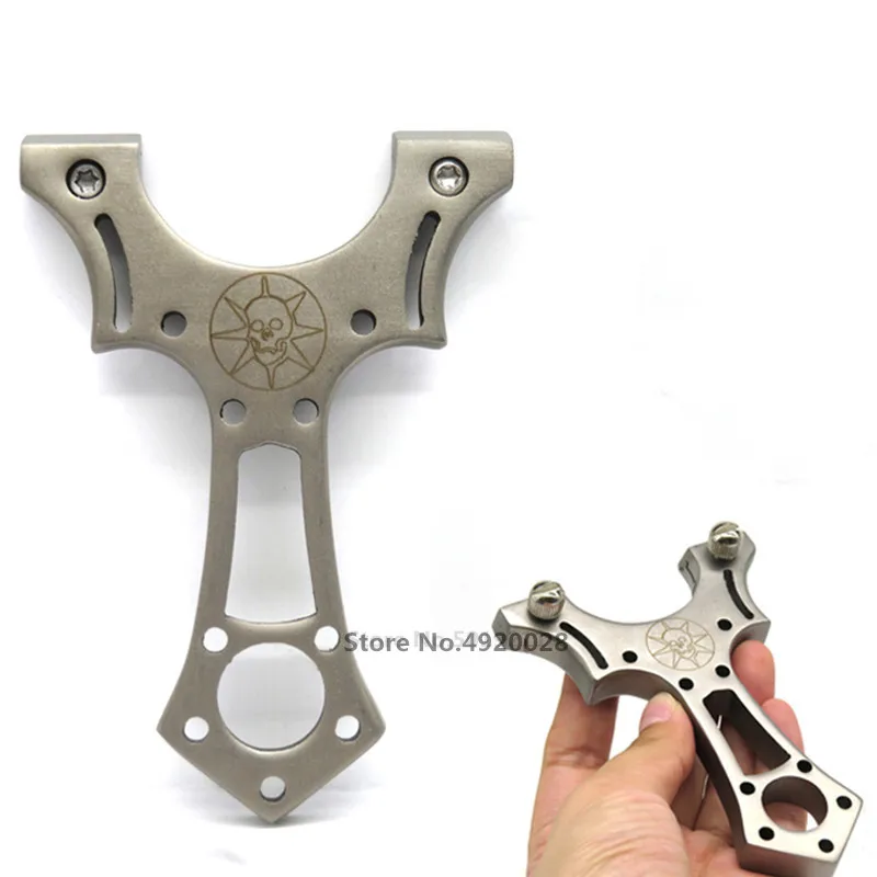 

Powerful Slingshot Catapult for Hunting Stainless Steel and Rubber Band Outdoor Shooting Game Sling Shooting