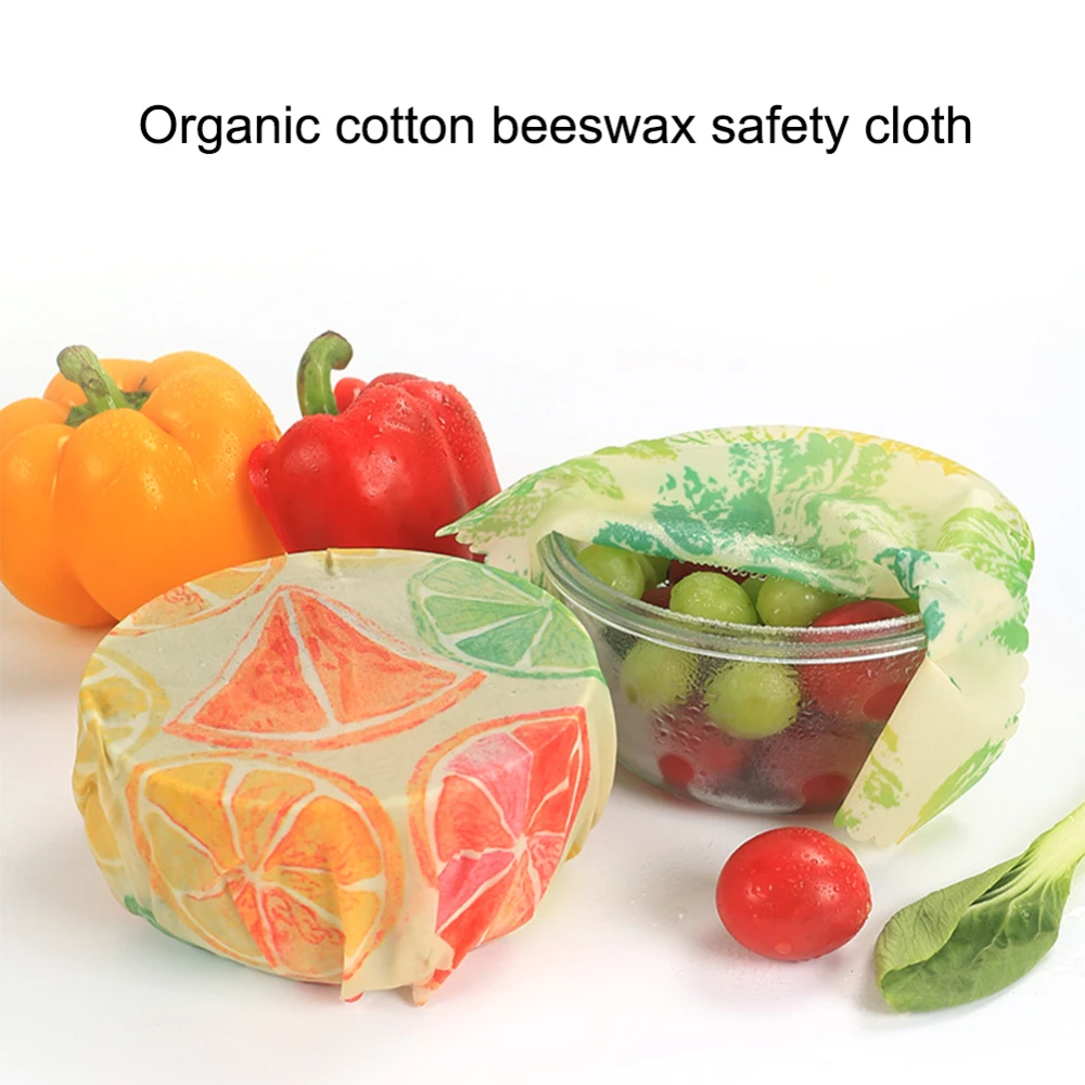 3 Pcs Food Fresh Keeping Wrap Lid Cover Reusable Wrap Seal Vacuum Food Wrap Kitchen Tools
