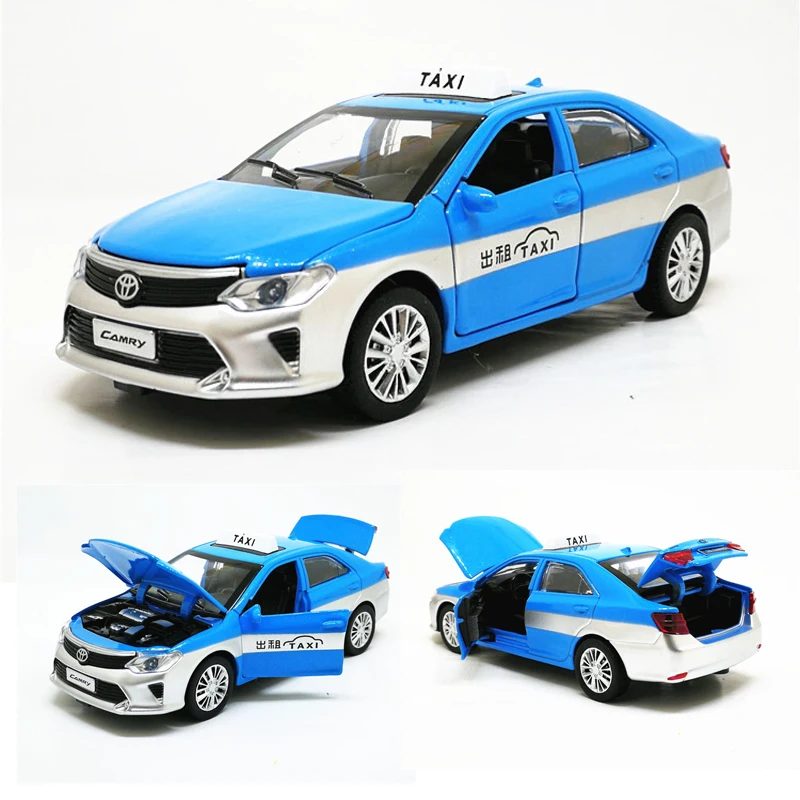 Литая модель автомобиля из сплава 1:32 Toyota Camry полицейское такси металлические