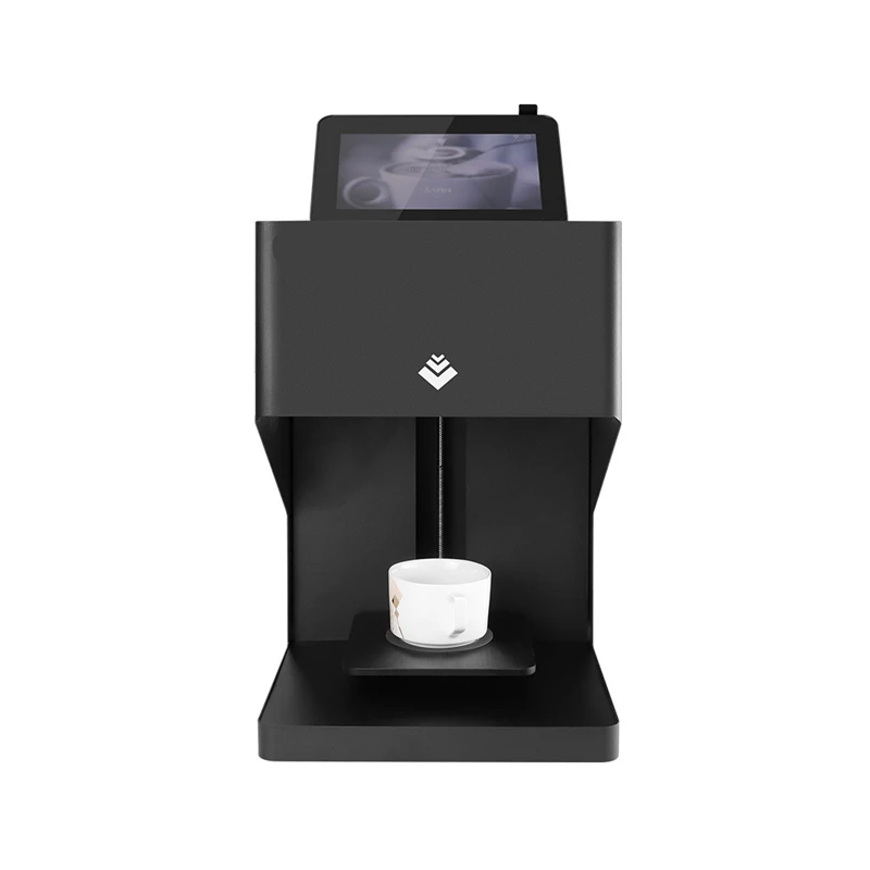 Best Price 3D latte coffee printer selfie cappuccino Brown ink printing machine