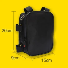 Батарейный контроллер рамка сумка для электрический велосипед Ebike колесо со ступицей мотор против царапин прочный Практичный чехол для аккумулятора