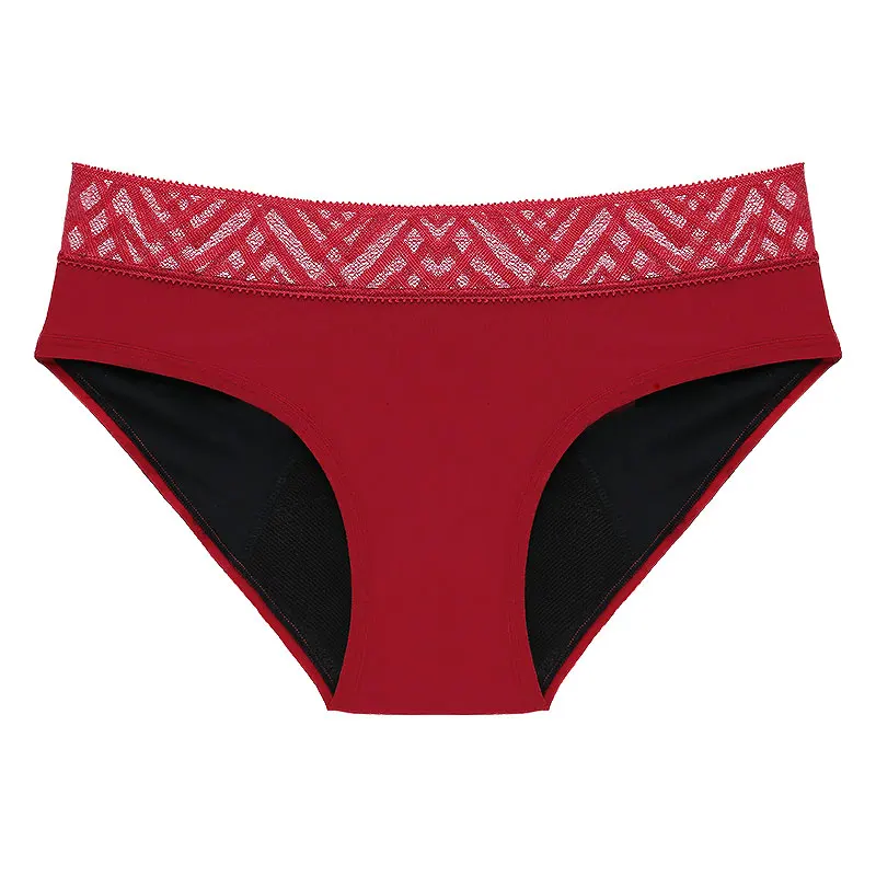 Menstrual Panties For Women Leakproof Period Pants Sexy Hollow Out Underwear Four Layers Physiological Underpants