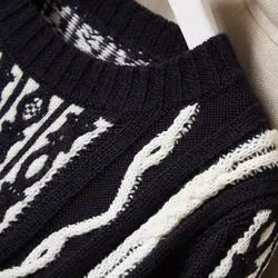 Ni inflooring 2018 осень и зима новый стиль изящные элегантные полосы вырез лодочкой вязаный пуловер шерстяной свитер женский 81026