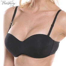 PariFairy, бесшовный бюстгальтер без бретелек, летний сексуальный бюстгальтер пуш-ап, женское дышащее нижнее белье, майка, нижнее белье для женщин, чашечки A, B, C, 40-46