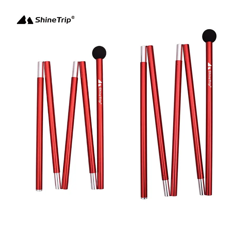 Outdoor Aluminum Alloy Canopys Pole Beach Tent Support Frame Top Ball Telescopic Hall for Camping Accessories 1.7M/2M | Спорт и